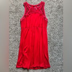 Pixley red mini dress
